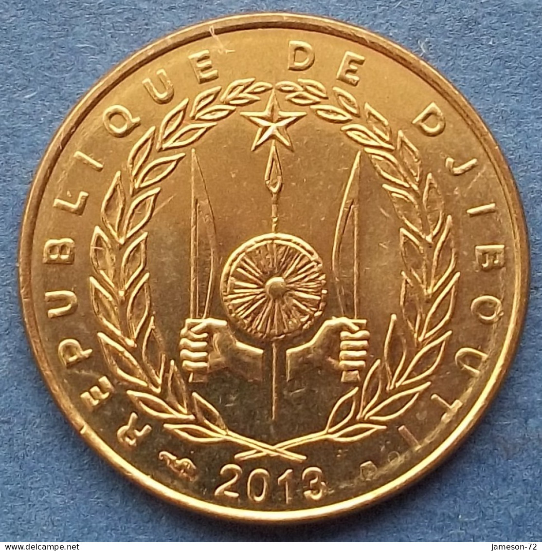 DJIBOUTI - 10 Francs 2013 "Sailboat" KM# 23 Republic Standard Coinage - Edelweiss Coins - Djibouti