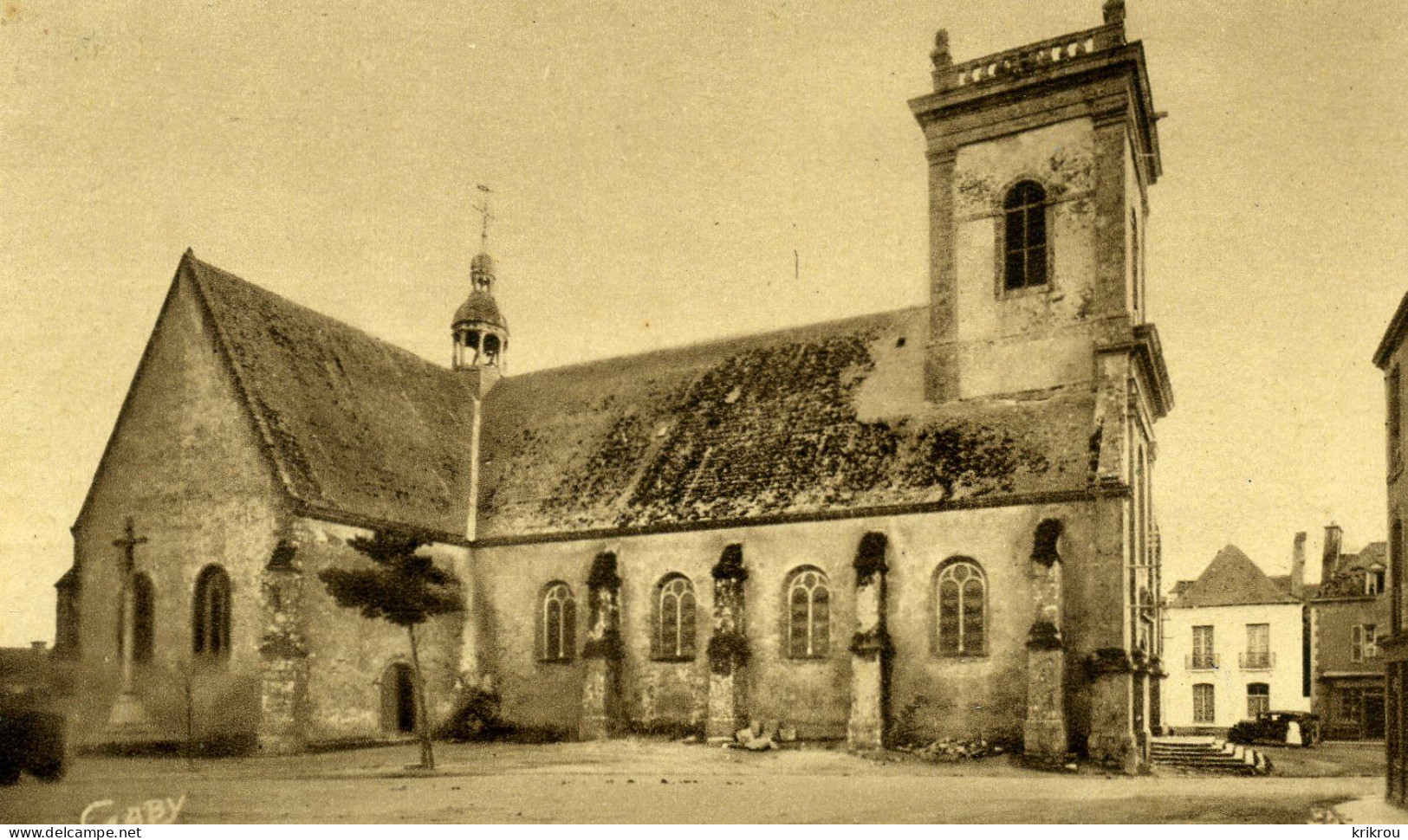 CPSM  SARZEAU - L'Eglise. - Sarzeau