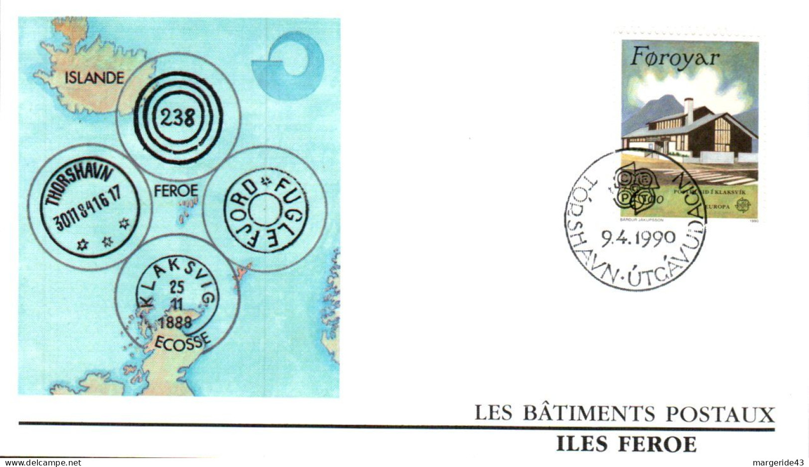 FEROE Iles LOT DE 79 FDC