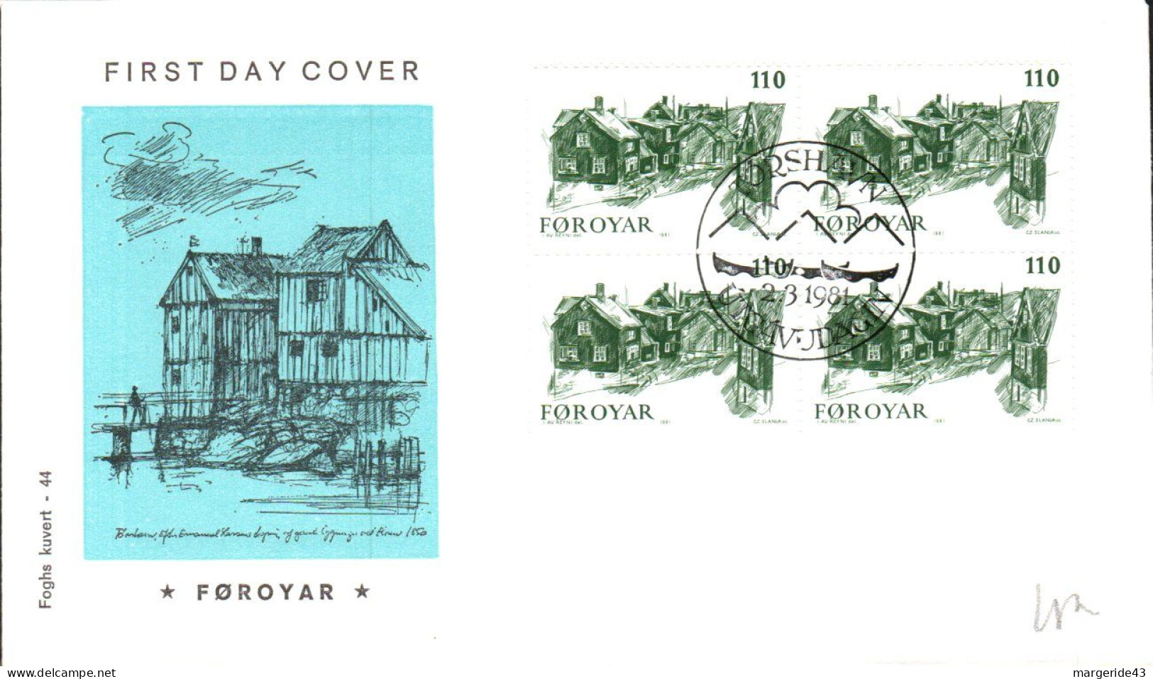 FEROE Iles LOT DE 79 FDC