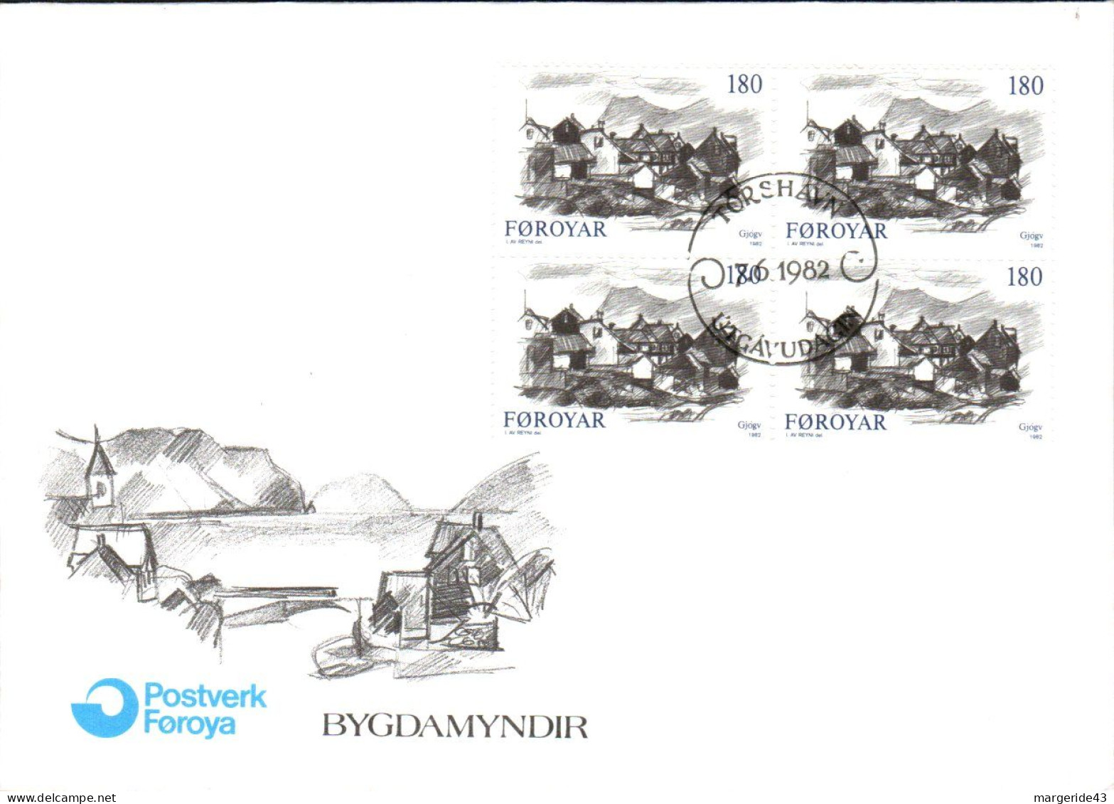 FEROE Iles LOT DE 79 FDC