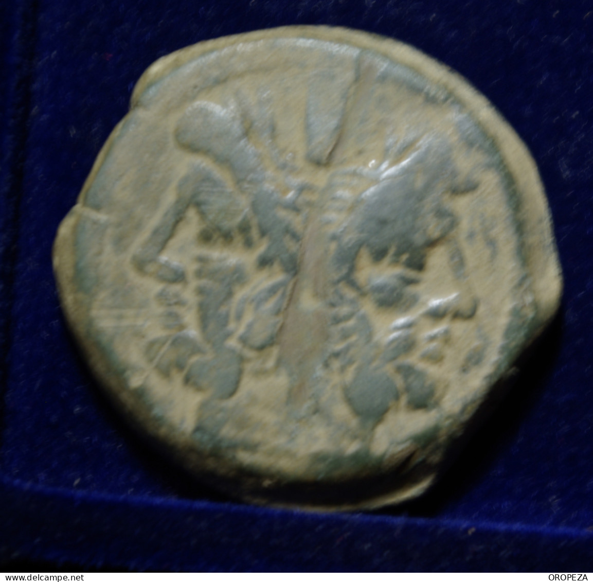 55 -  BONITO  AS  DE  JANO - SERIE SIMBOLOS -  LOBA CON LOS GEMELOS - MBC - Republic (280 BC To 27 BC)