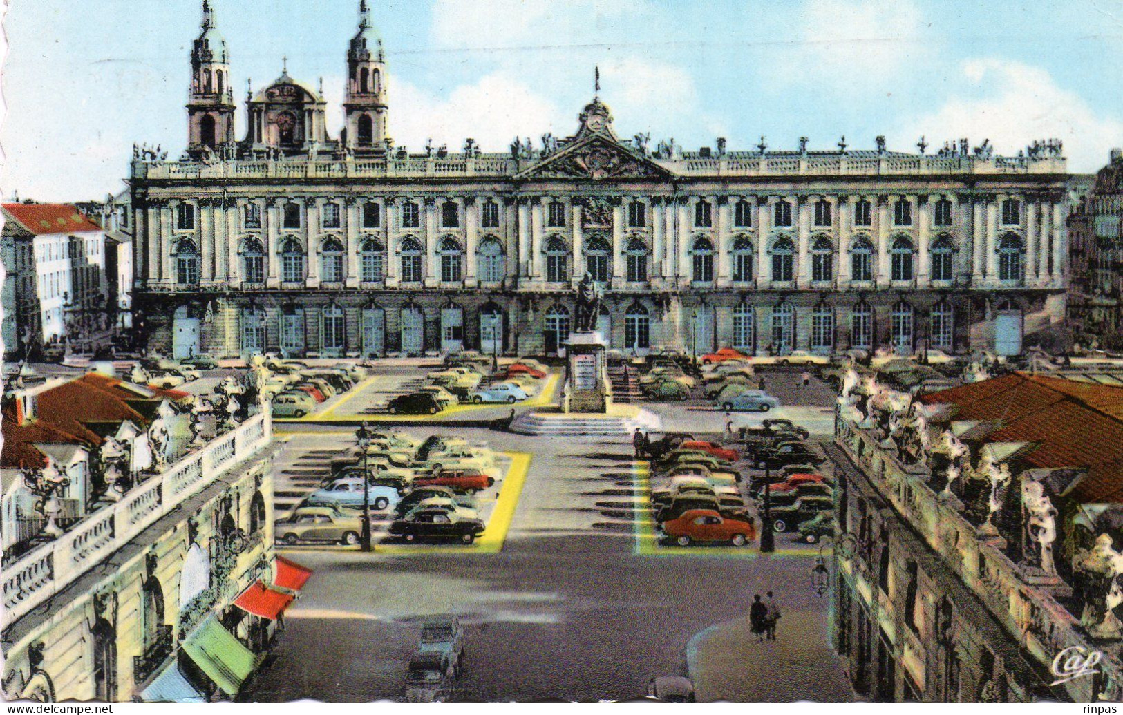 (54) NANCY La Place Stanislas Hotel De Ville Voiture Auto Car Tacot 1964 (Meurthe Et Moselle) - Voitures De Tourisme