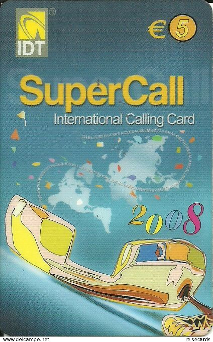 Spain: Prepaid IDT - SuperCall 2008 - Andere & Zonder Classificatie