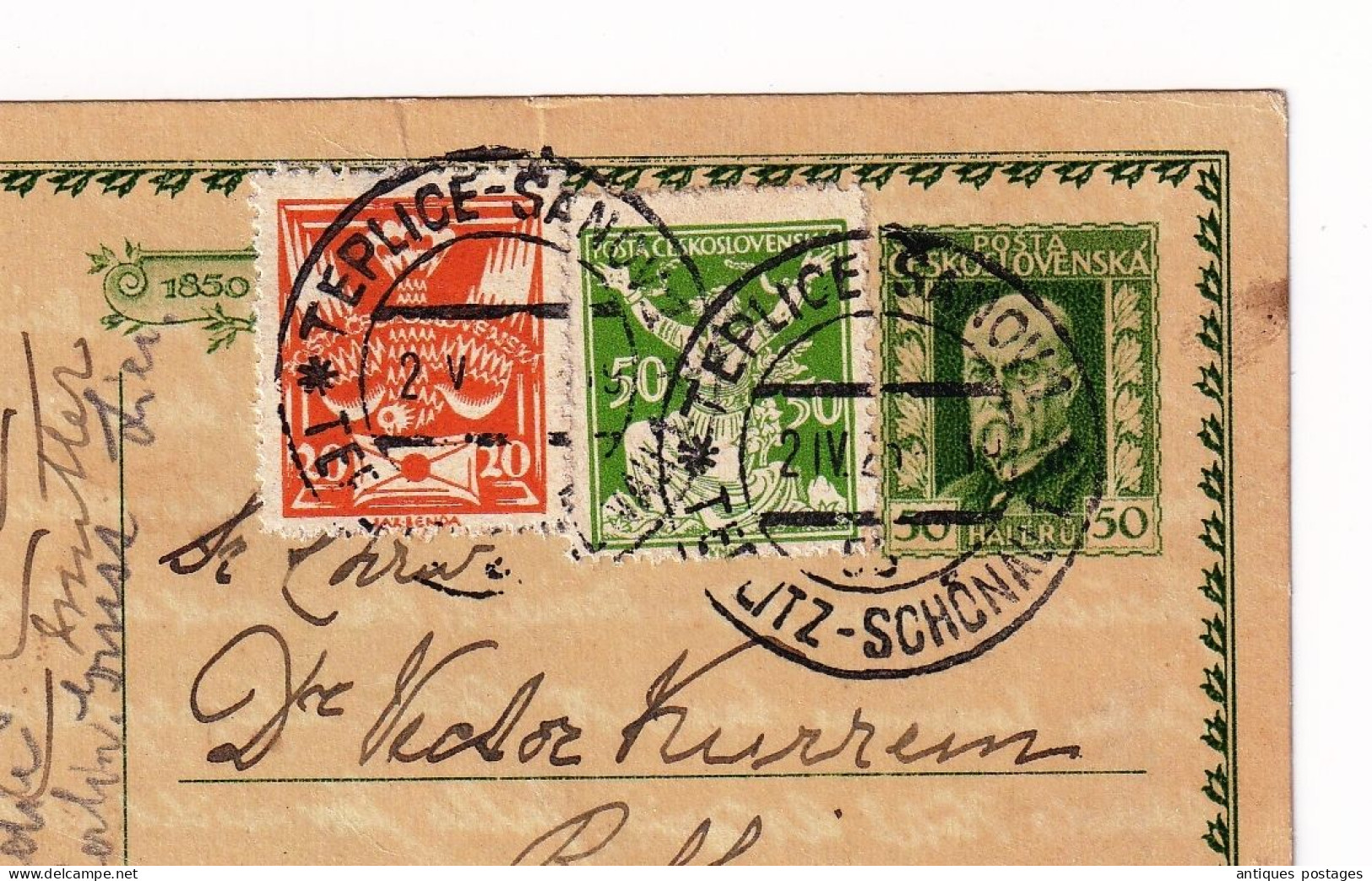 Czechoslovakia Teplice Teplice-Šanov Teplitz-Schönau Czech Republic Československo Tschechien - Cartes Postales