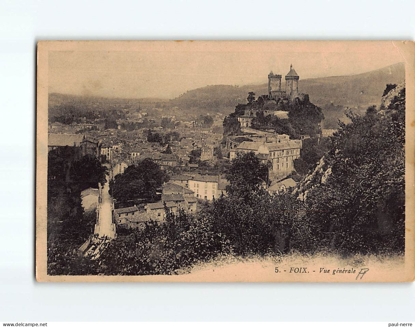 FOIX : Vue Générale - état - Foix