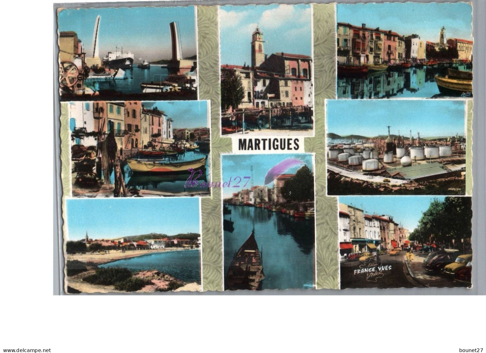 MARTIGUES 13 - Le Nouveau Pont Le Brescon Plage De Ferrieres Le Miroir Des Oiseaux L'église La Mède - Martigues