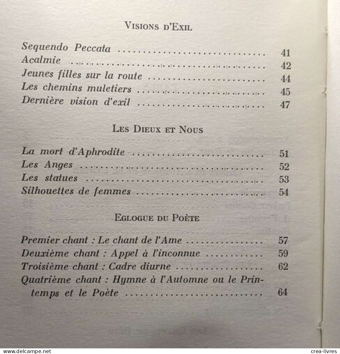 Le Chant Des Ombres : Poèmes - Sonstige & Ohne Zuordnung