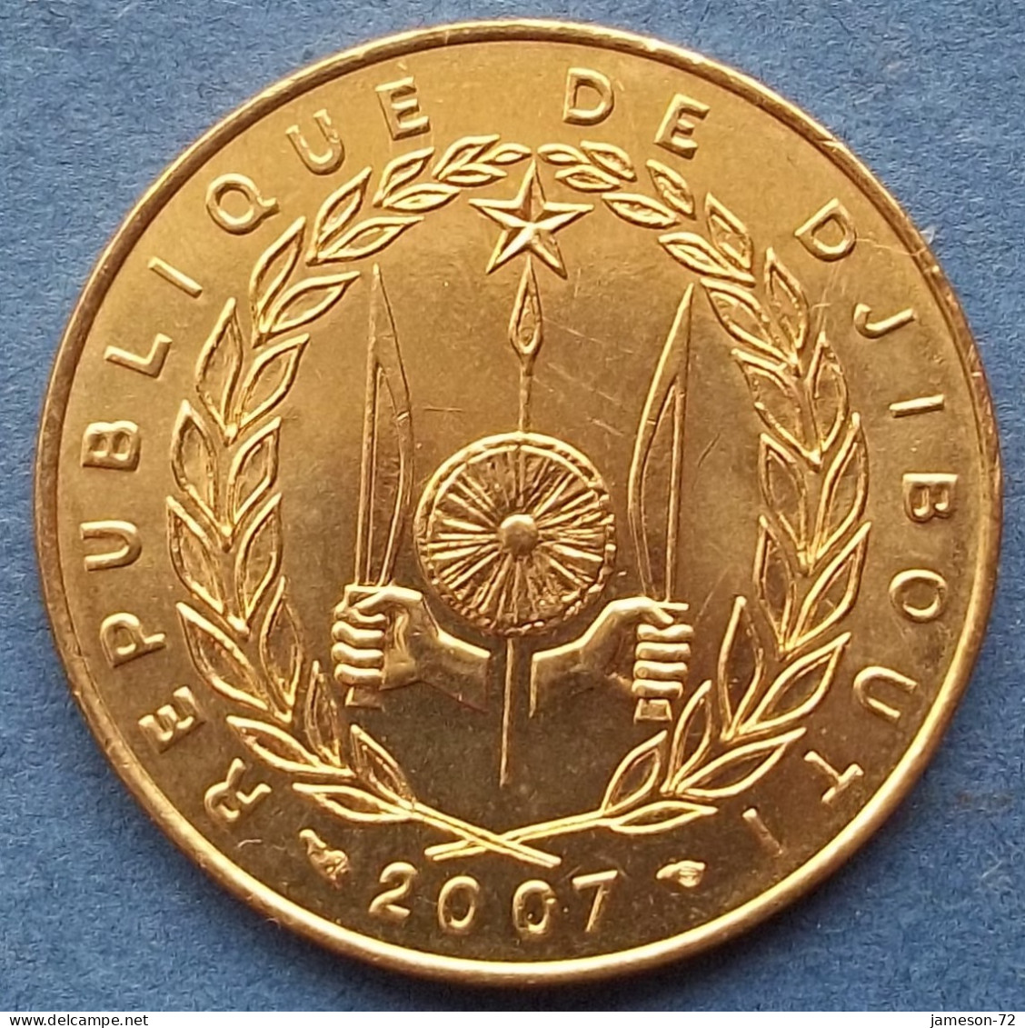 DJIBOUTI - 20 Francs 2007 "Sailboat" KM# 24 Republic Standard Coinage - Edelweiss Coins - Djibouti