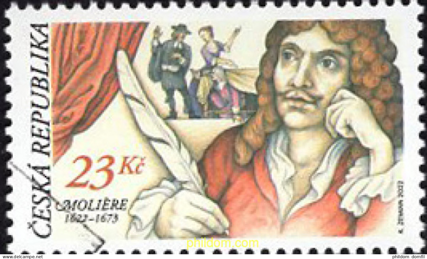 665926 MNH CHEQUIA 2022 MOLIERE - ESCRITOR - Unused Stamps