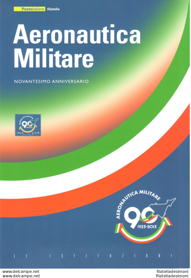 2013 Italia - Repubblica, Folder - Aeronautica Militare N. 341 - MNH** - Presentation Packs