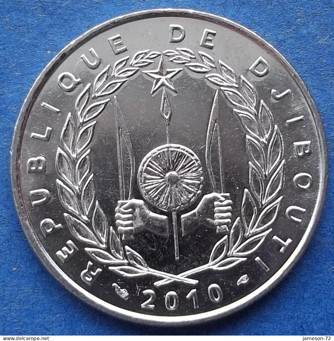 DJIBOUTI - 50 Francs 2010 "Dromedary Camels" KM# 25 Republic Standard Coinage - Edelweiss Coins - Djibouti