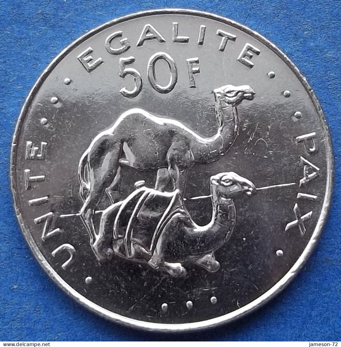 DJIBOUTI - 50 Francs 2010 "Dromedary Camels" KM# 25 Republic Standard Coinage - Edelweiss Coins - Dschibuti