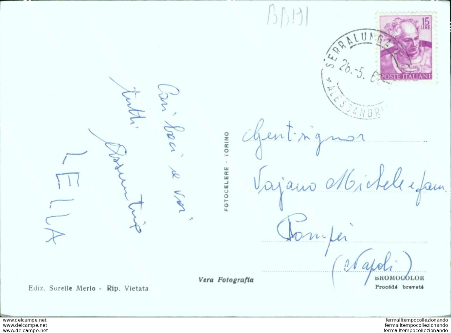 Bb191 Cartolina Al Santuario Della B.b.di Crea Monferrato Alessandria Piemonte - Alessandria