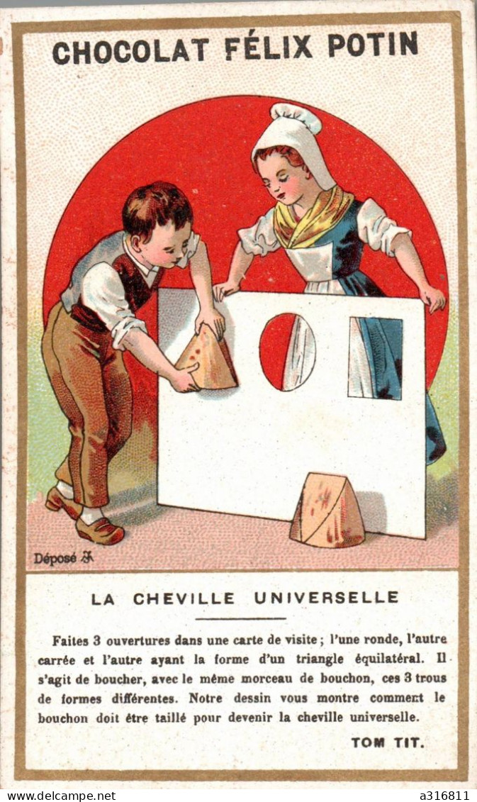 Chocolat Felix Potin La Cheville Universelle - Félix Potin