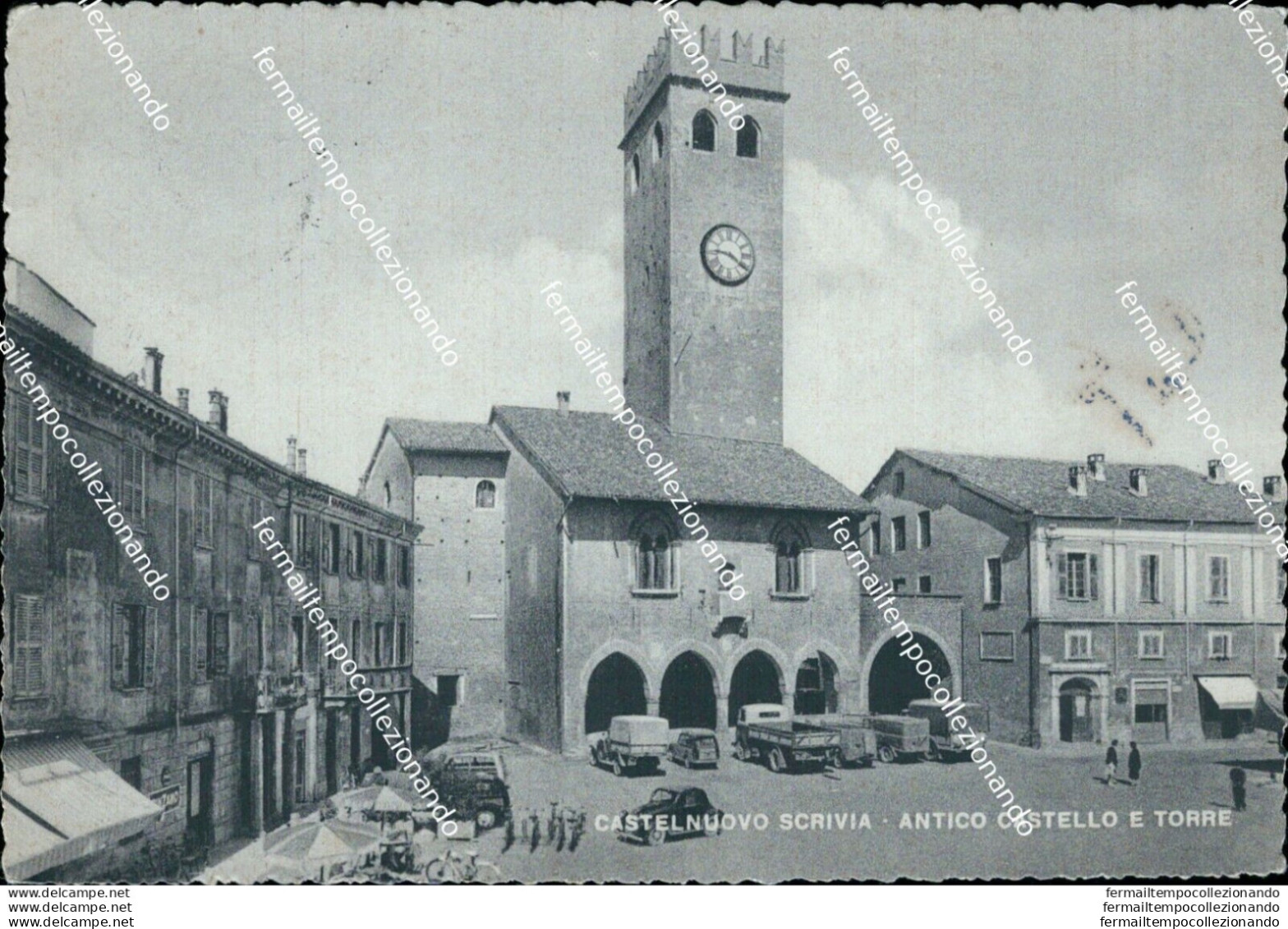 Bb212  Cartolina Castelnuovo Scrivia Antico Castello E Torre Alessandria - Alessandria