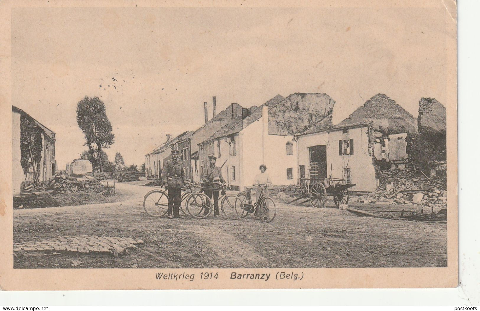 Barranzy, Weltkrieg 1914 , 2 Scans - 1914-18