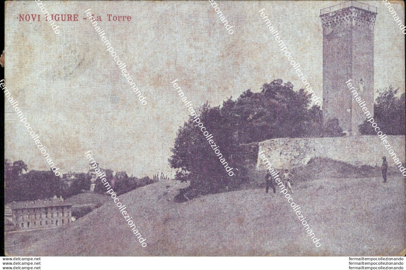 Be399 Cartolina Novi Ligure La Torre Provincia Di Alessandria - Alessandria