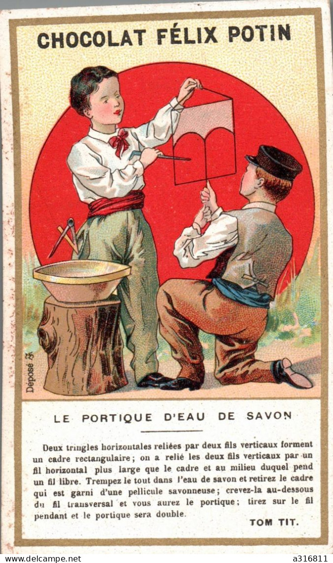 Chocolat Felix Potin Le Portique D Eau De Savon - Félix Potin