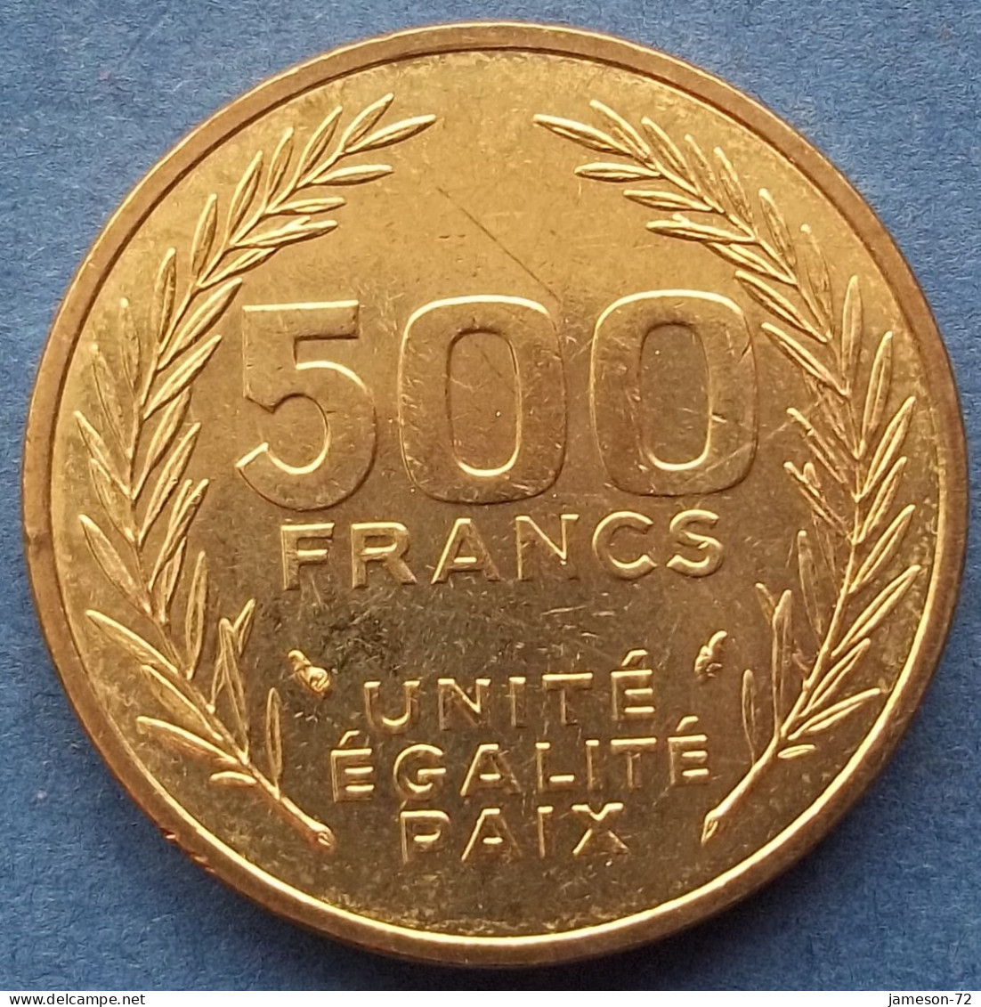 DJIBOUTI - 500 Francs 1991 "Sprays" KM# 27 Republic Standard Coinage - Edelweiss Coins - Djibouti