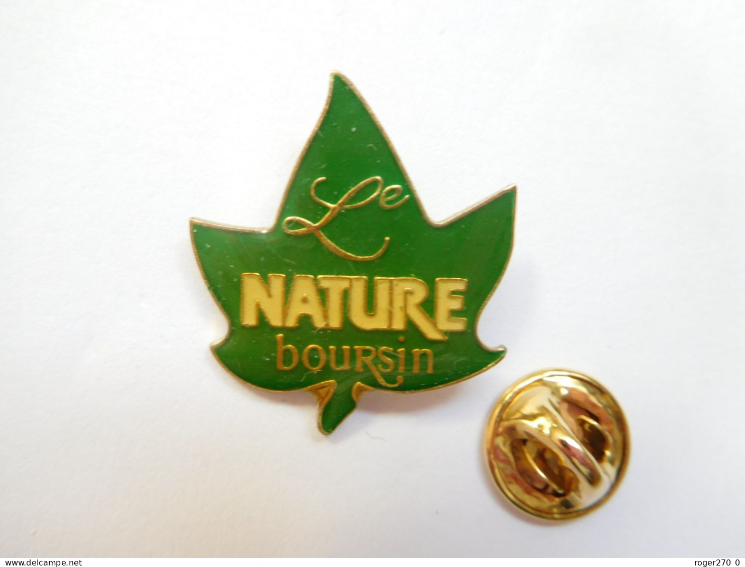 Beau  Pin's , Fromage Boursin Nature , Signé Caroline Lisfranc - Food