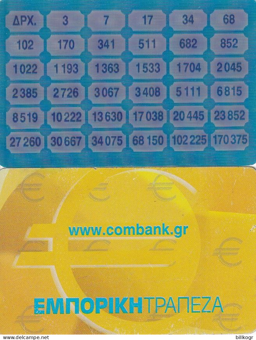 GREECE - Commercial Bank Euroconverter(yellow) - Autres & Non Classés