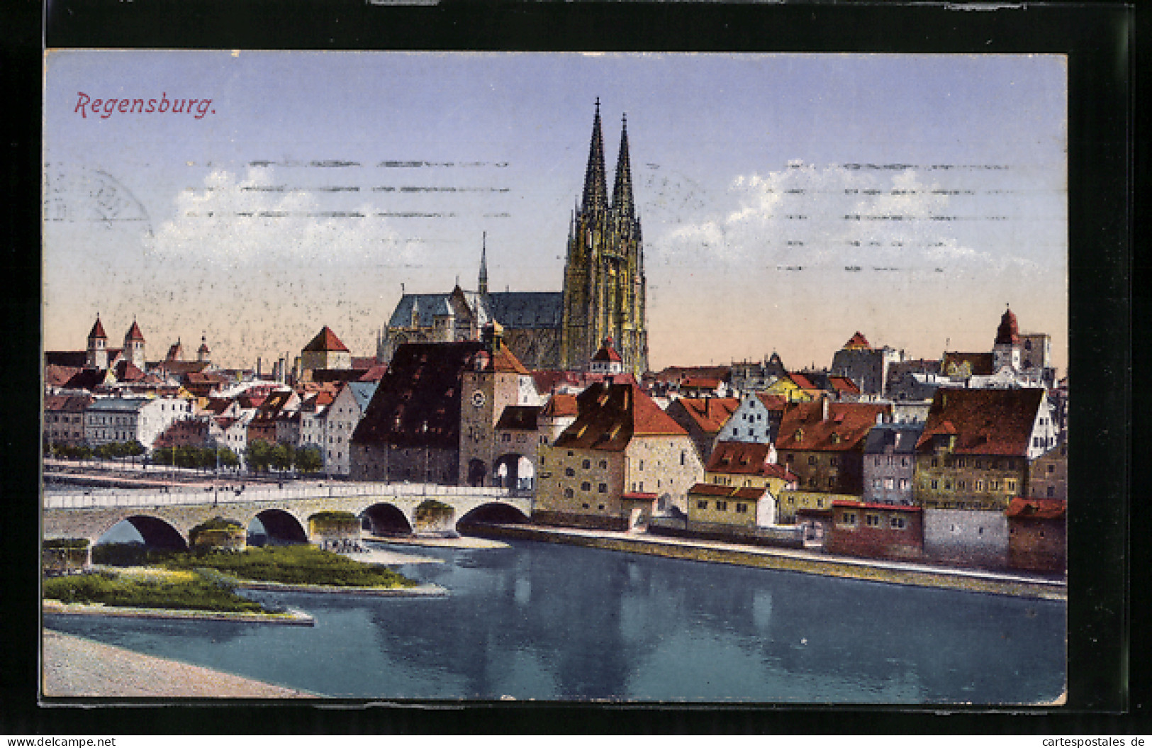 AK Regensburg, Stadtpanorama Mit Dom  - Regensburg