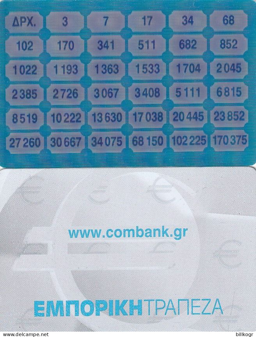 GREECE - Commercial Bank Euroconverter(white) - Other & Unclassified