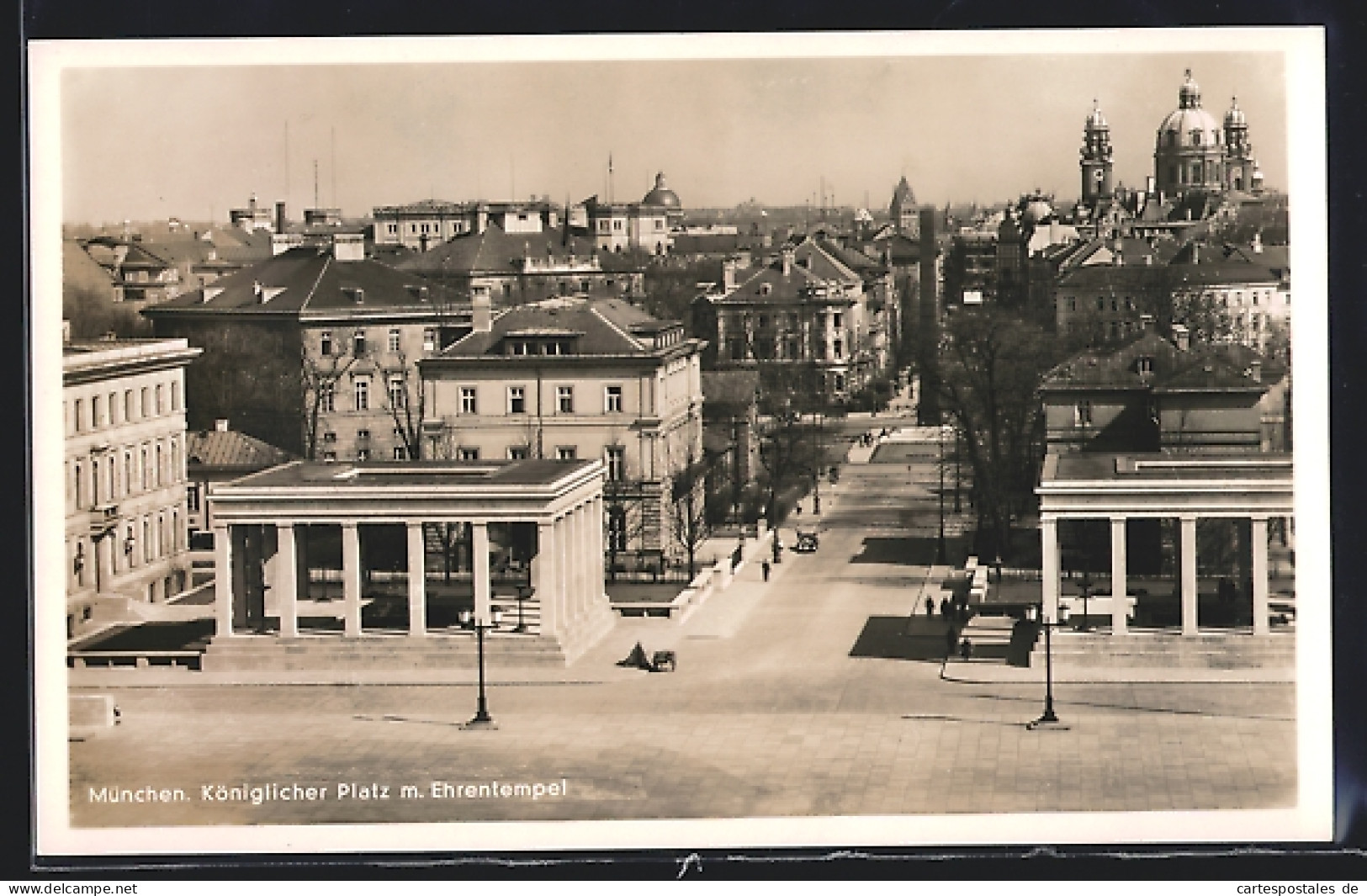 AK München, Königlicher Platz Mit Ehrentempel  - München