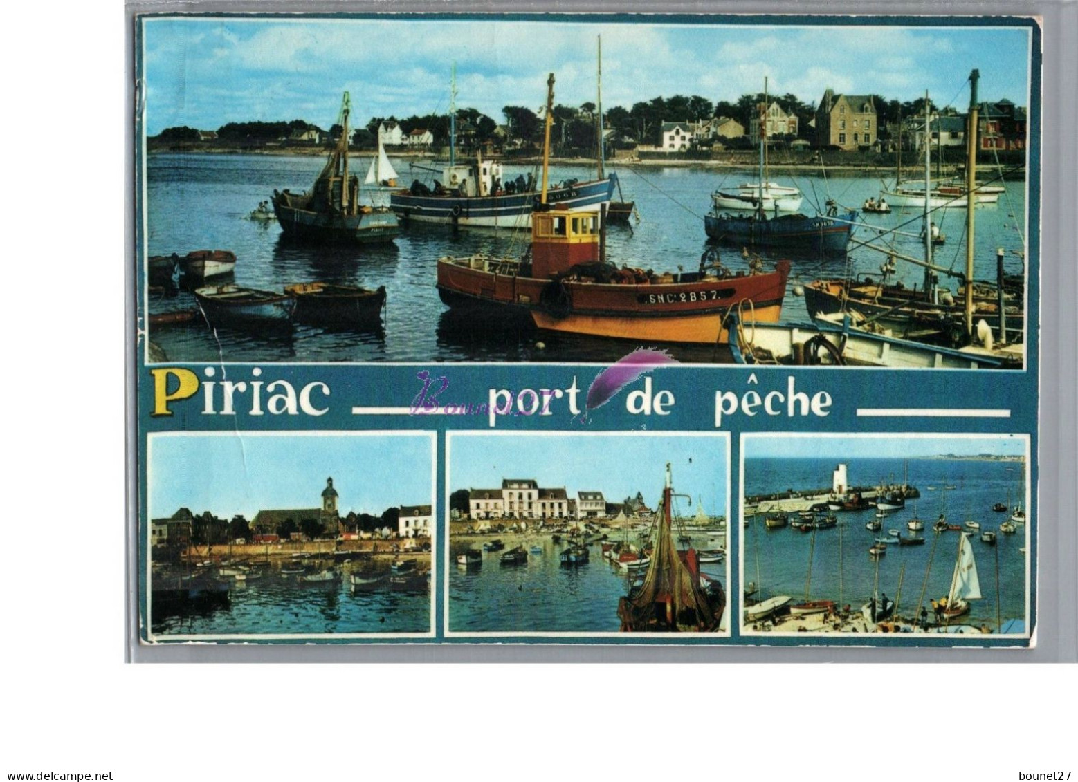 PIRIAC SUR MER 44 - Le Port De Pêche Bateau Voilier 1983 - Piriac Sur Mer