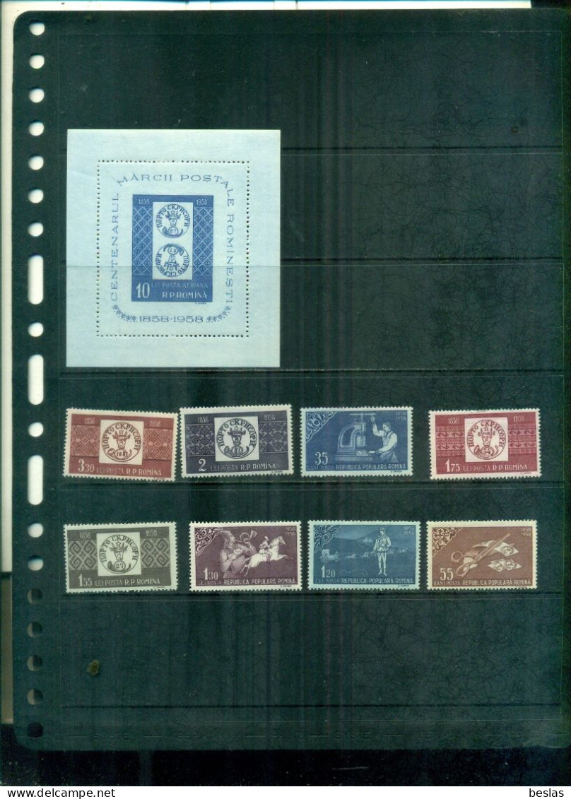 ROUMANIE 100 TIMBRE 8 VAL+  BF NEUFS A PARTIR DE 2  EUROS - Unused Stamps
