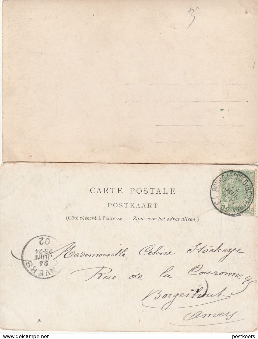 Beverloo, 2 Postkaarten, 4 Scans - 1914-18