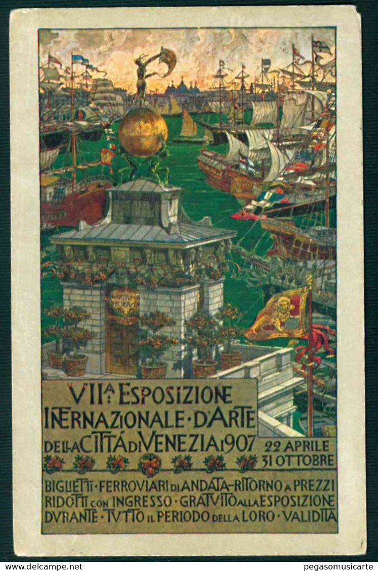 BK009 VII ESPOSIZIONE INTERNAZIONALE D'ARTE DELLA CITTA' DI VENEZIA 1907 - - Venetië (Venice)
