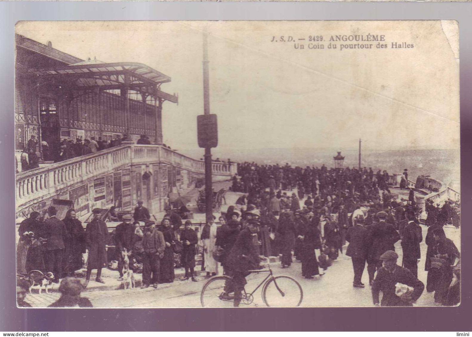 16 - ANGOULEME - COIN Des HALLES - ANIMEE -  - Angouleme