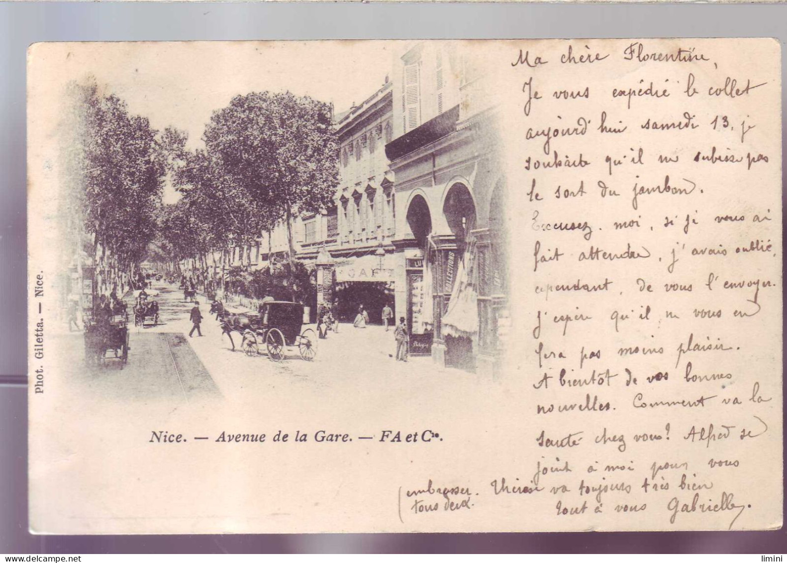 06 - NICE - AVENUE DE LA GARE - ATTELAGE -  - Treinverkeer - Station