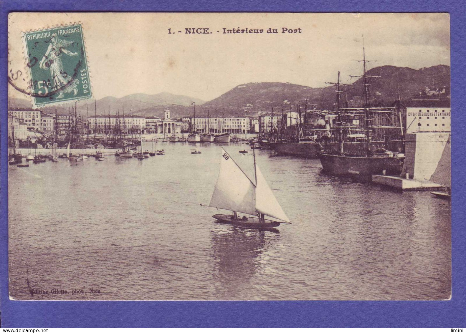 06 - NICE - LE PORT - BATEAU VOILE -  - Schiffahrt - Hafen