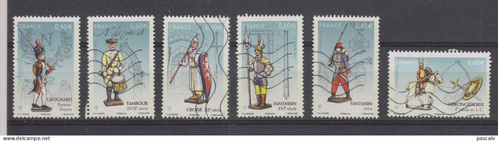 Yvert 4665 / 4670 Série Complète Les Soldats De Plomb - Used Stamps