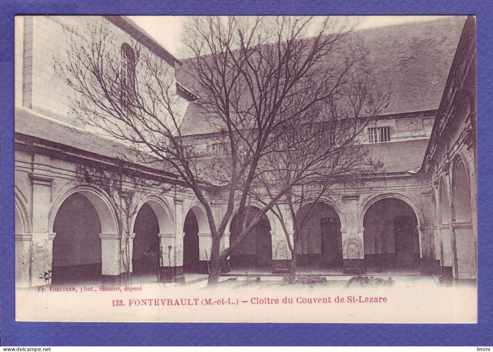 49 - FONTEVRAULT - CLOITRE DU COUVENT DE SAINT LAZARE -  - Other & Unclassified