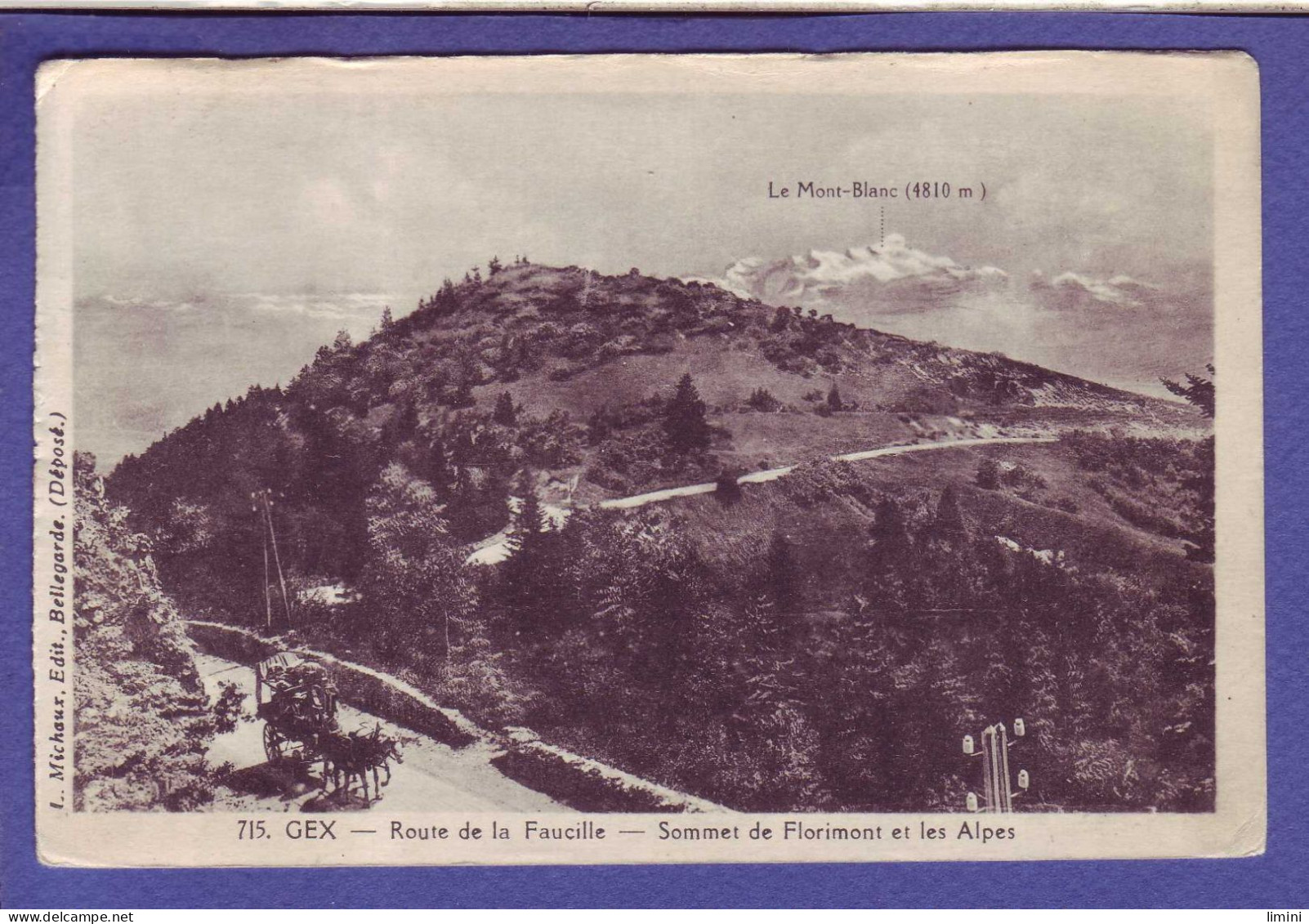 01 - GEX - ROUTE DE LA FAUCILLE - SOMMET DE FLORIMONT -  - Gex