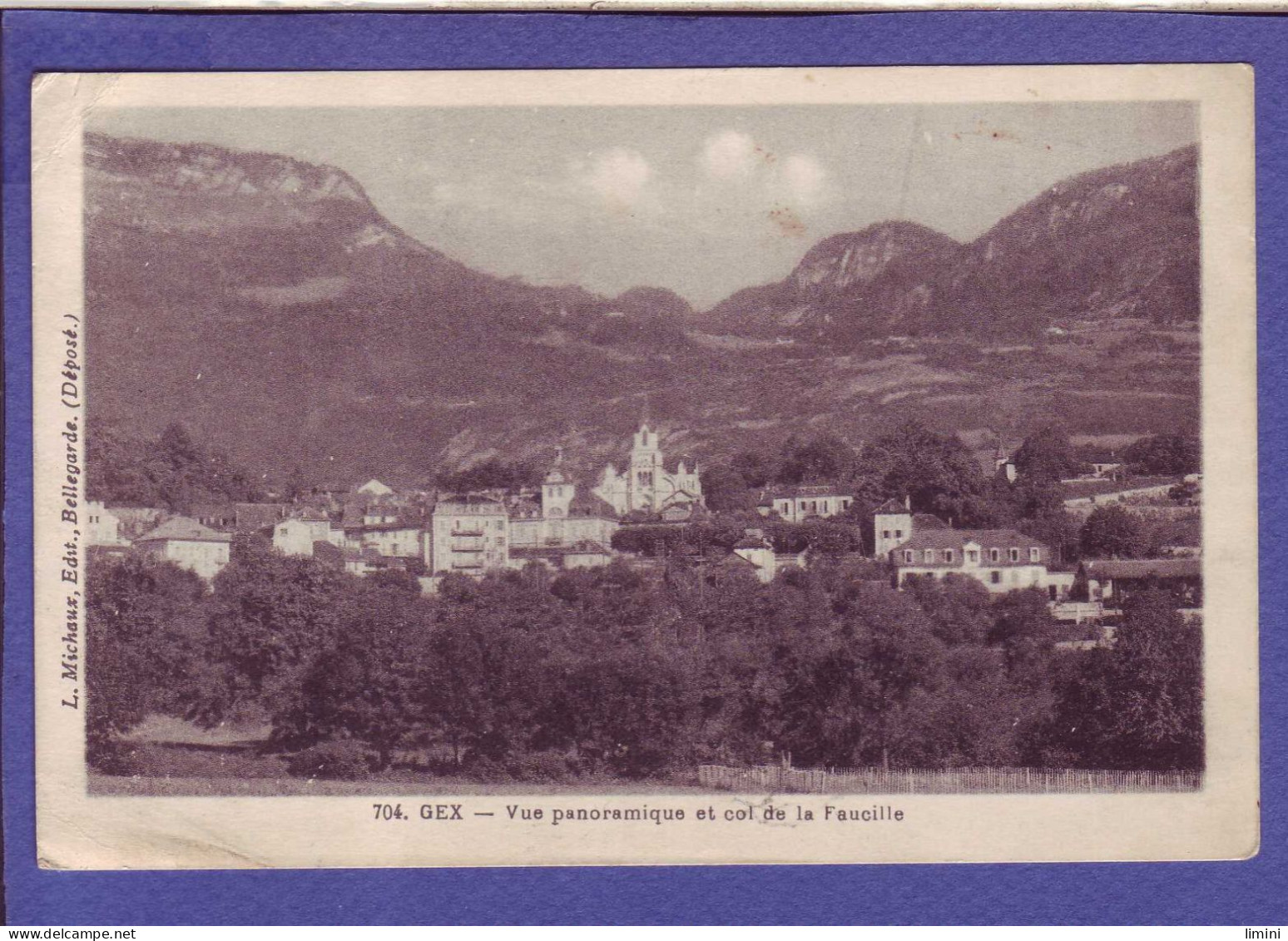 01 - GEX  - PANORAMA COL DE LE FAUCILLE  - - Gex