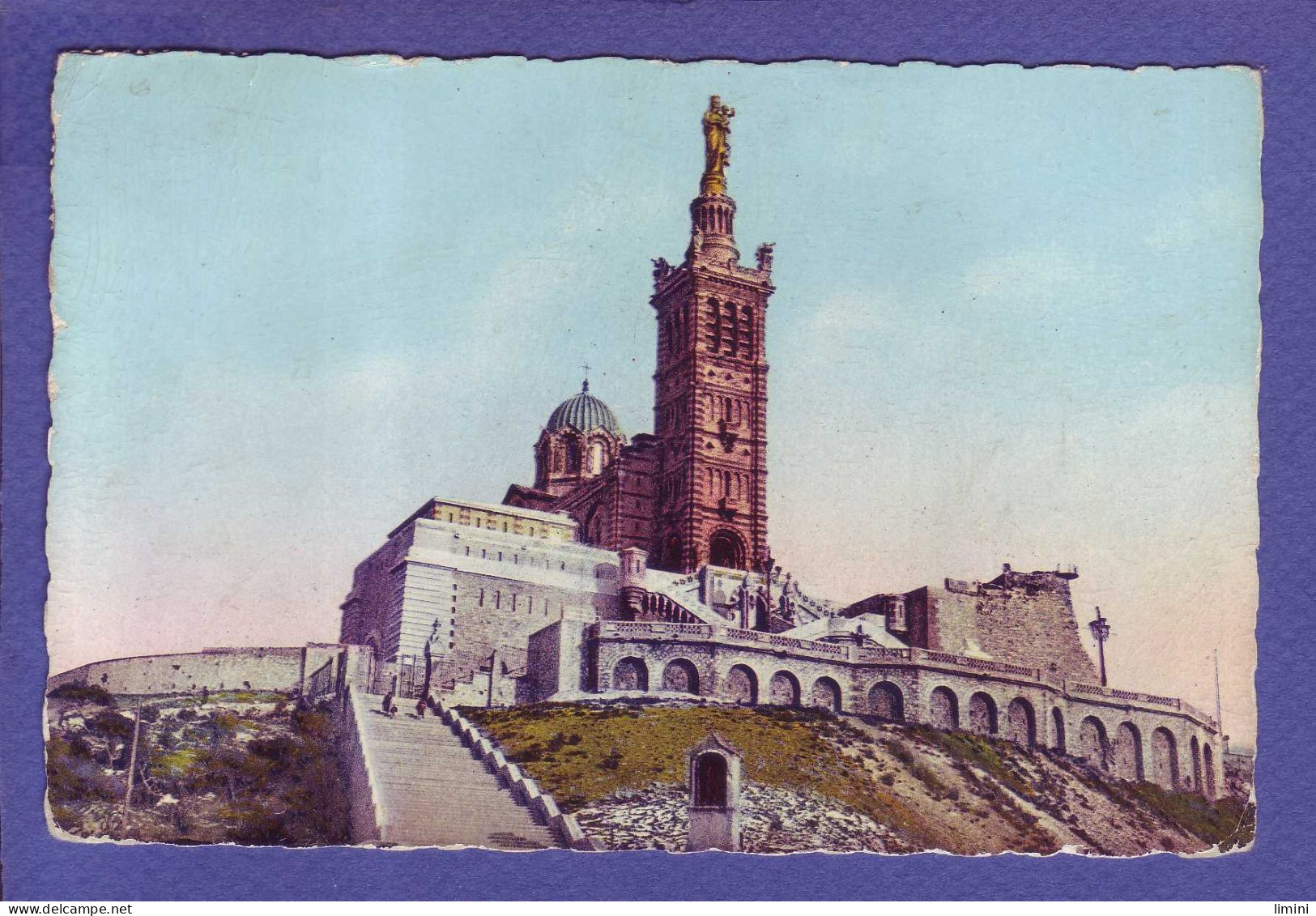 13 - MARSEILLE - NOTRE DAME De La GARDE -  - Notre-Dame De La Garde, Aufzug Und Marienfigur