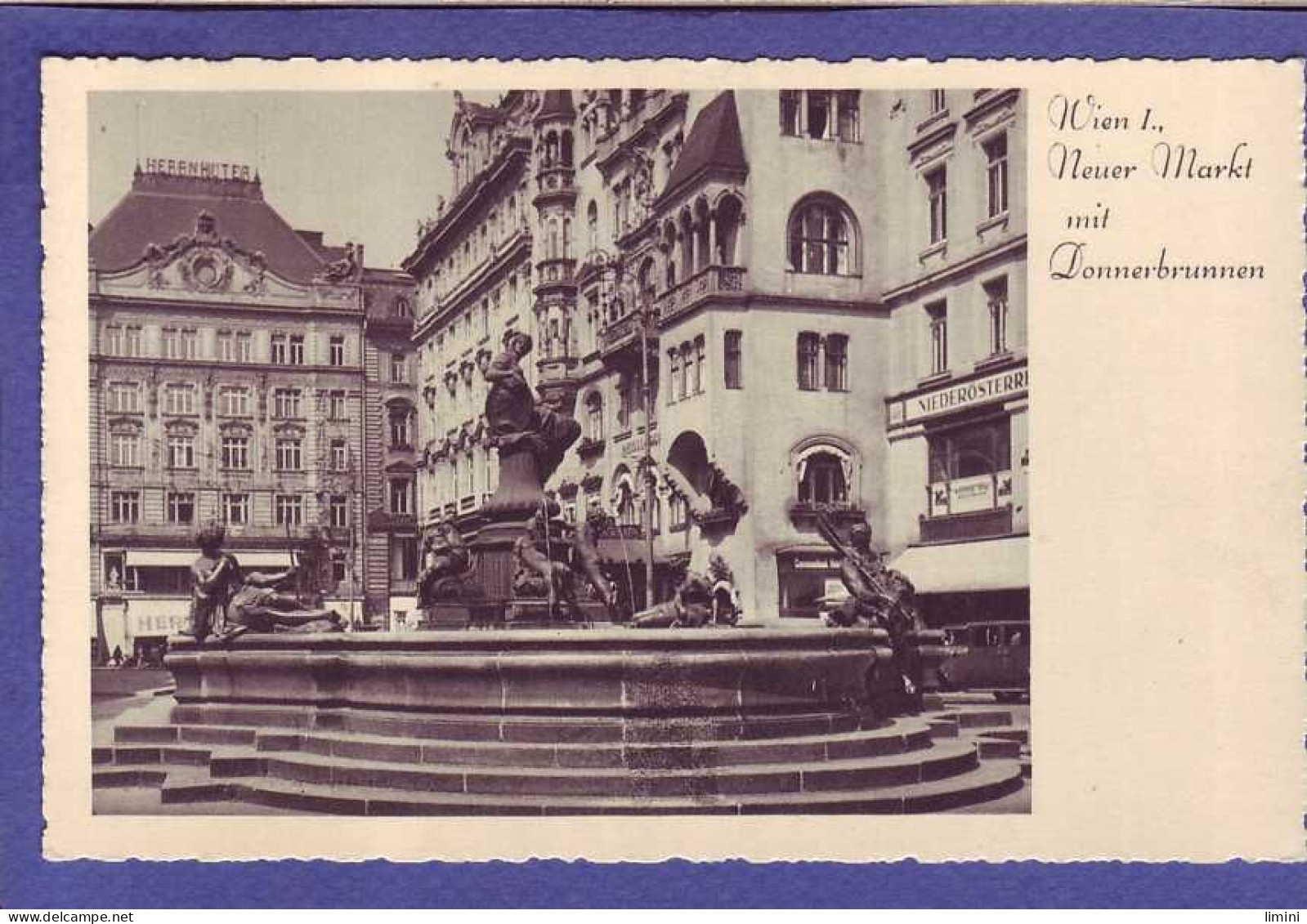 AUTRICHE - VIENNE - NEUER MARKT MIT DONNERBRUNNEN -  - Autres & Non Classés