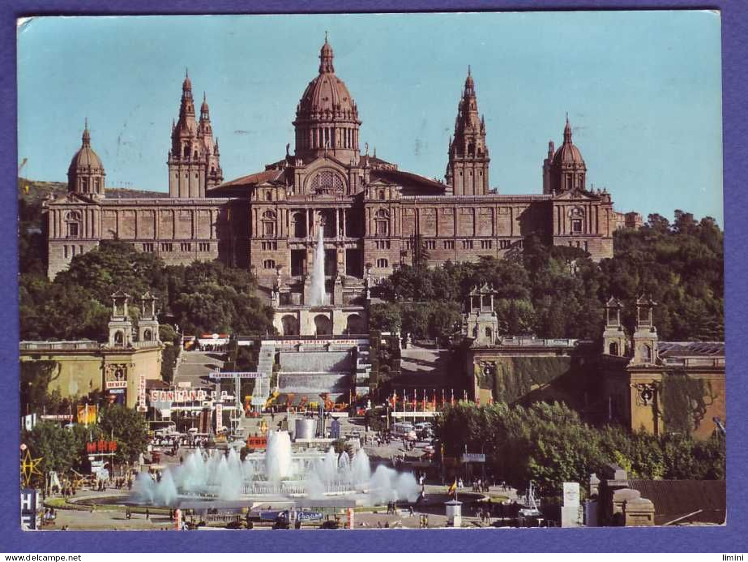 ESPAGNE - BARCELONE - PALAIS NATIONAL ET FONTAINE MONUMENTALE -  - Barcelona