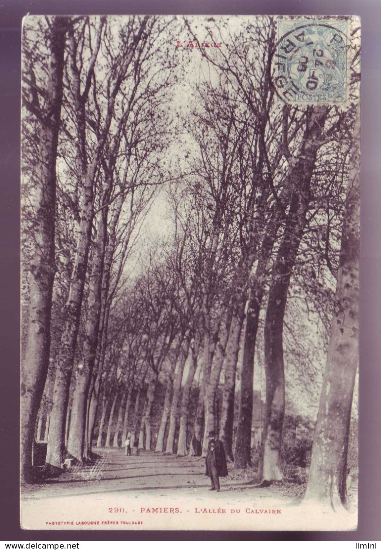 09 - PAMIERS - ALLEE Du CALVAIRE - ANIMEE -  - Pamiers