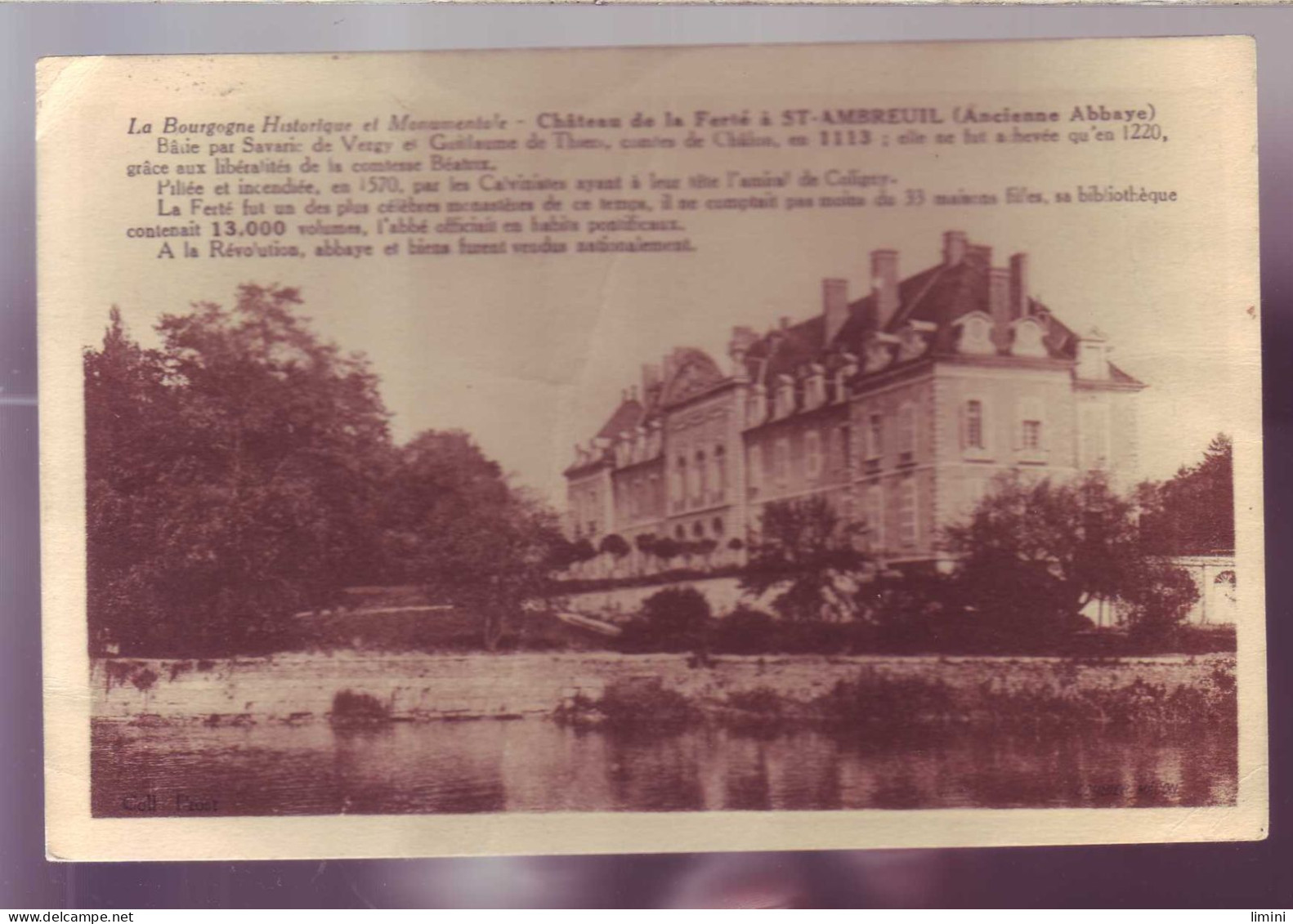 21 - SAINT AMBREUIL - CHATEAU De La FERTE -  - Autres & Non Classés