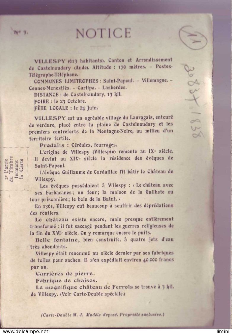 11 - VILLESPY - EGLISE - ANIMEE -  - Autres & Non Classés