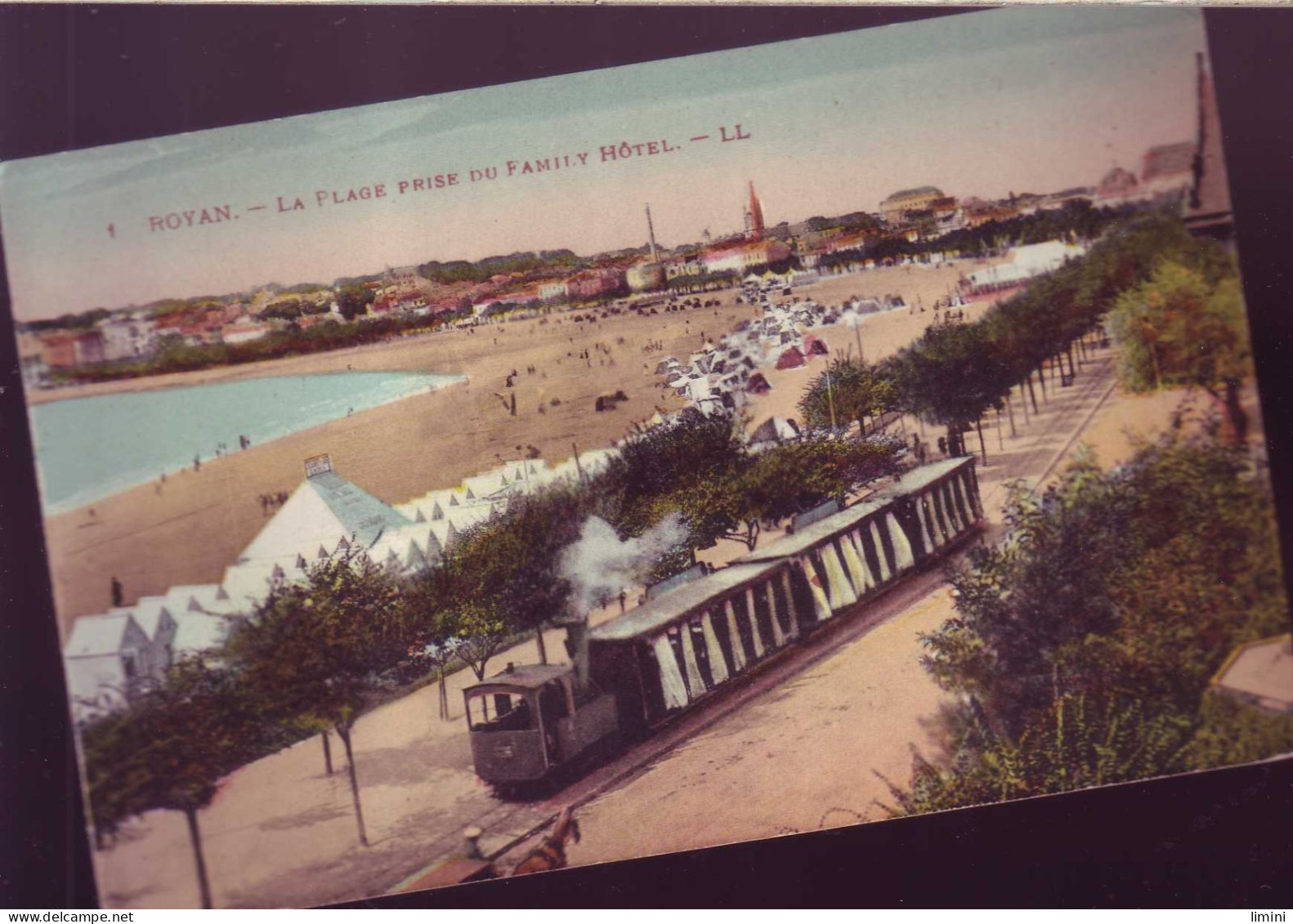 17 - ROYAN - PLAGE Du FAMILY HOTEL - COLORISEE - TRAIN De PLAGE - - Royan