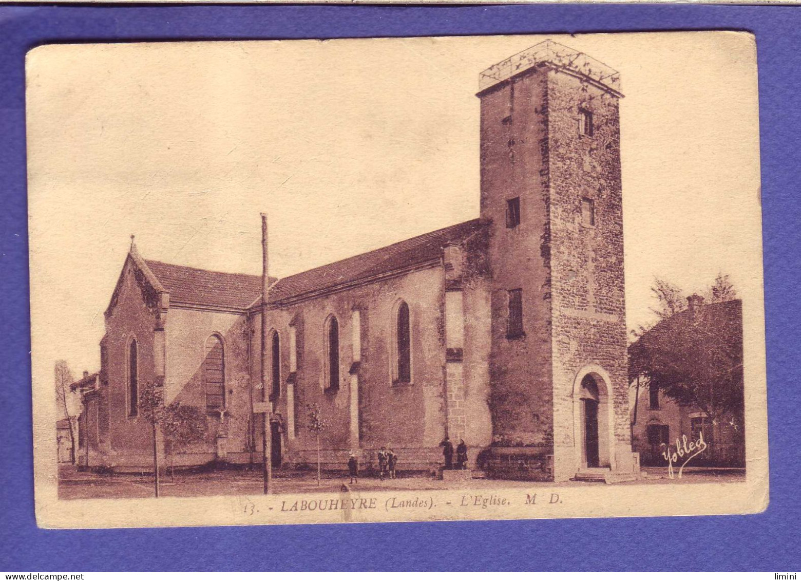 40  - LABOUHEYRE - EGLISE  -ANIMEE - - Other & Unclassified