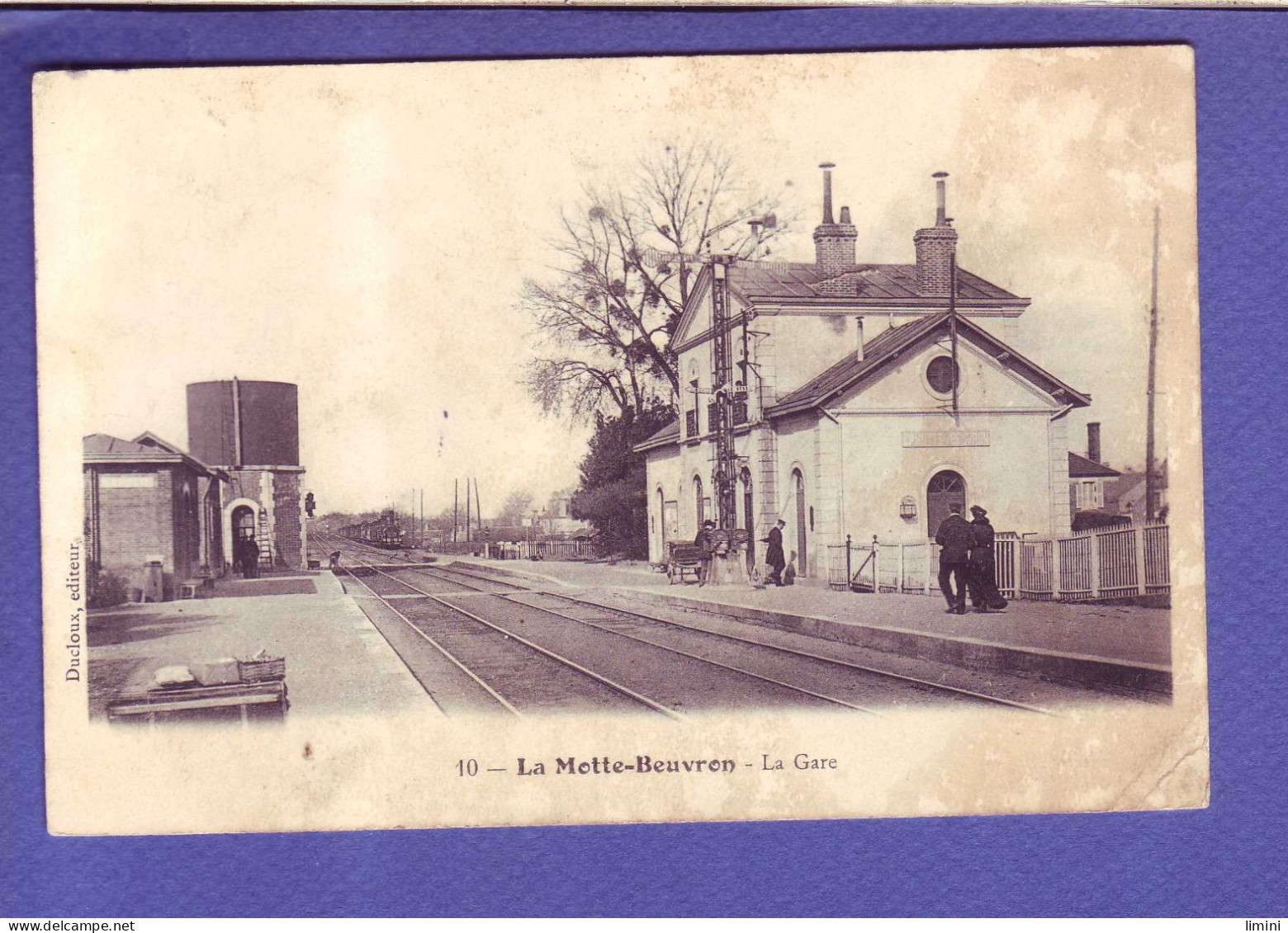 41 - LAMOTTE BEUVRON - La GARE - ANIMEE -  - Lamotte Beuvron