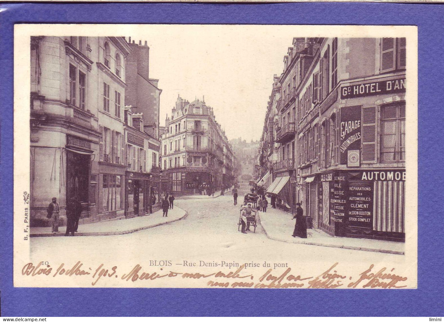 41 - BLOIS - RUE DENIS PAPIN - ANIMEE -  - Blois